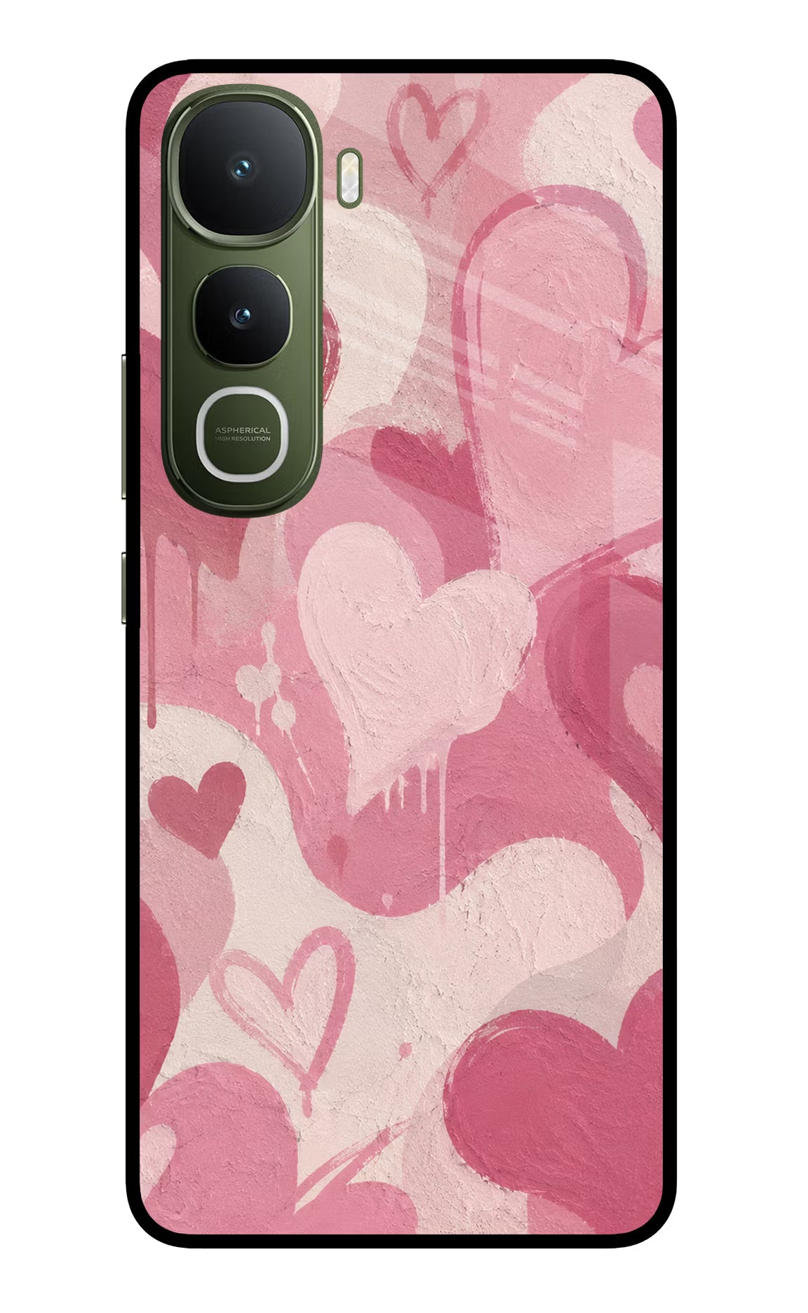 Hearty case Vivo Y400 5G Glass Case