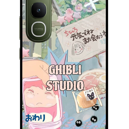 Studio Ghibli Vivo Y400 5G Glass Case