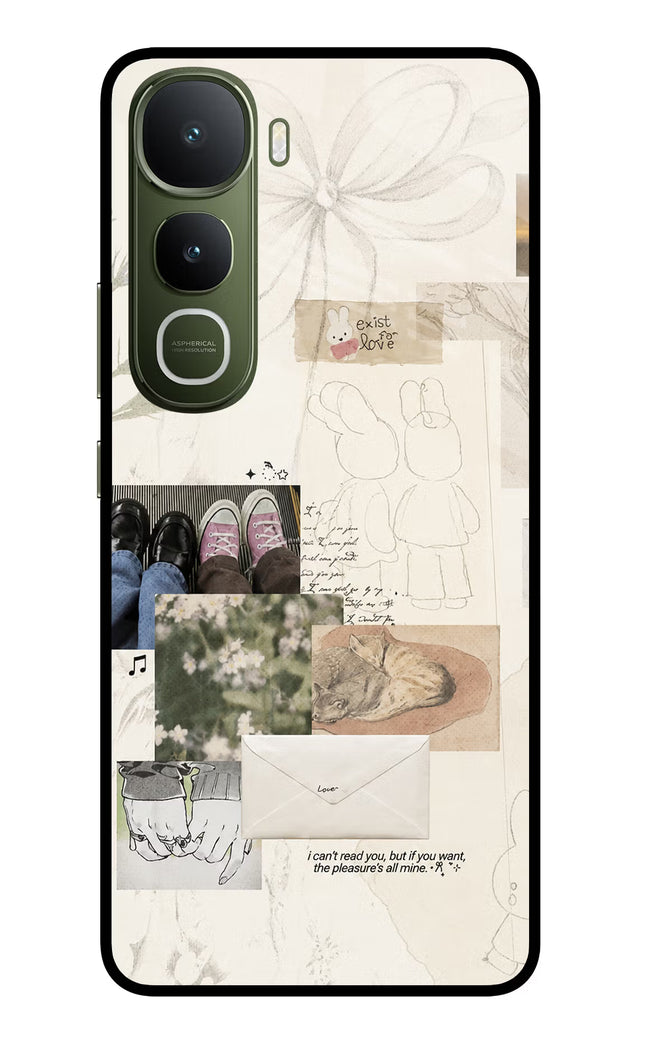 Soft Aesthetic Vivo Y400 5G Glass Case