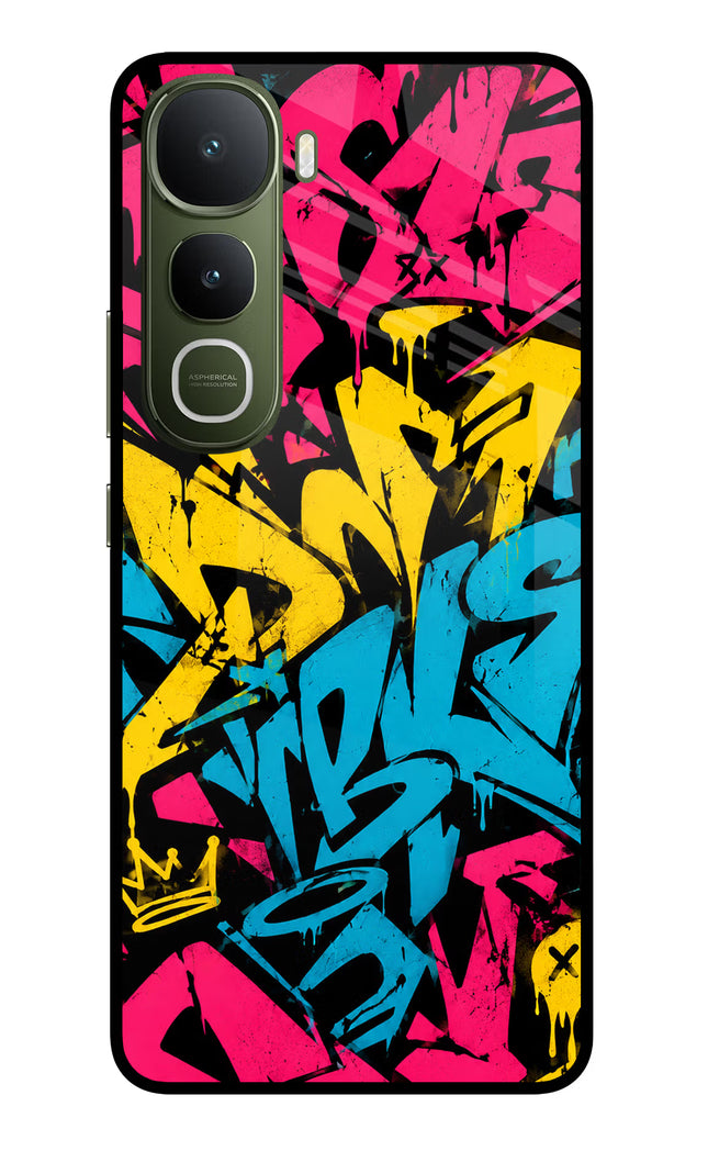 Graffiti Vibe Vivo Y400 5G Glass Case