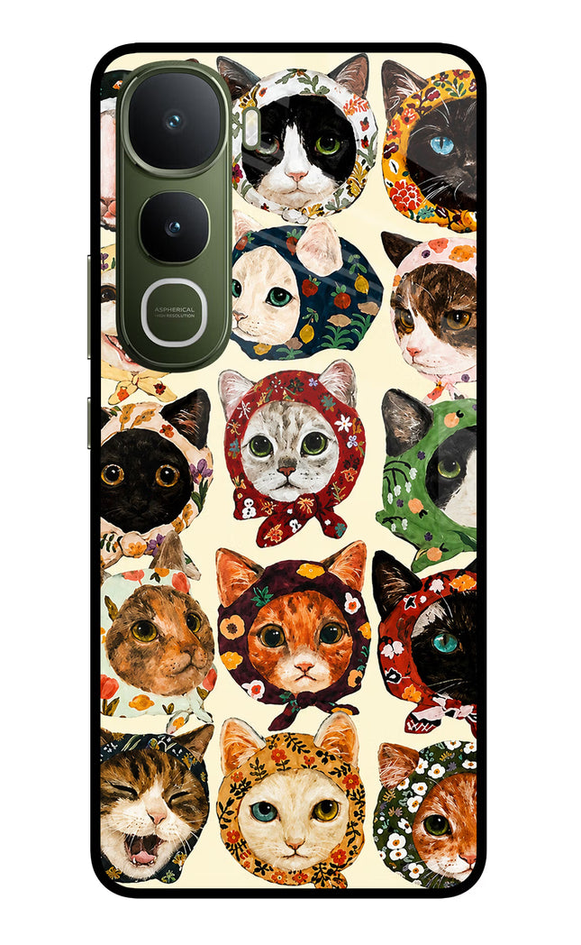 Cool Cat Vivo Y400 5G Glass Case