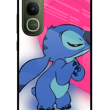 Stitch Hug Vivo Y400 5G Glass Case