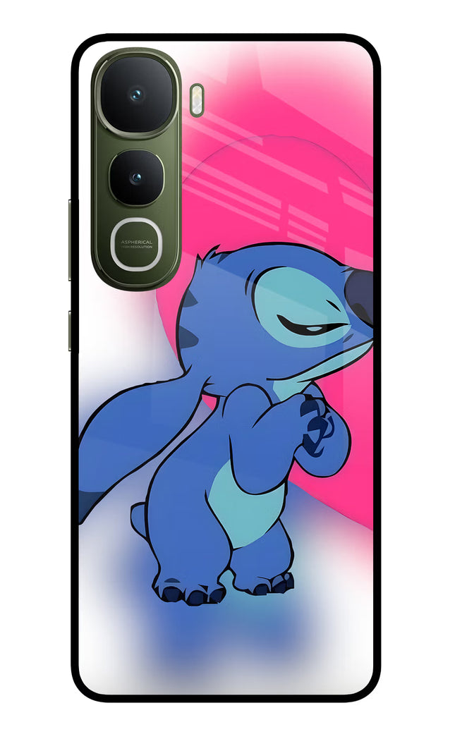 Stitch Hug Vivo Y400 5G Glass Case
