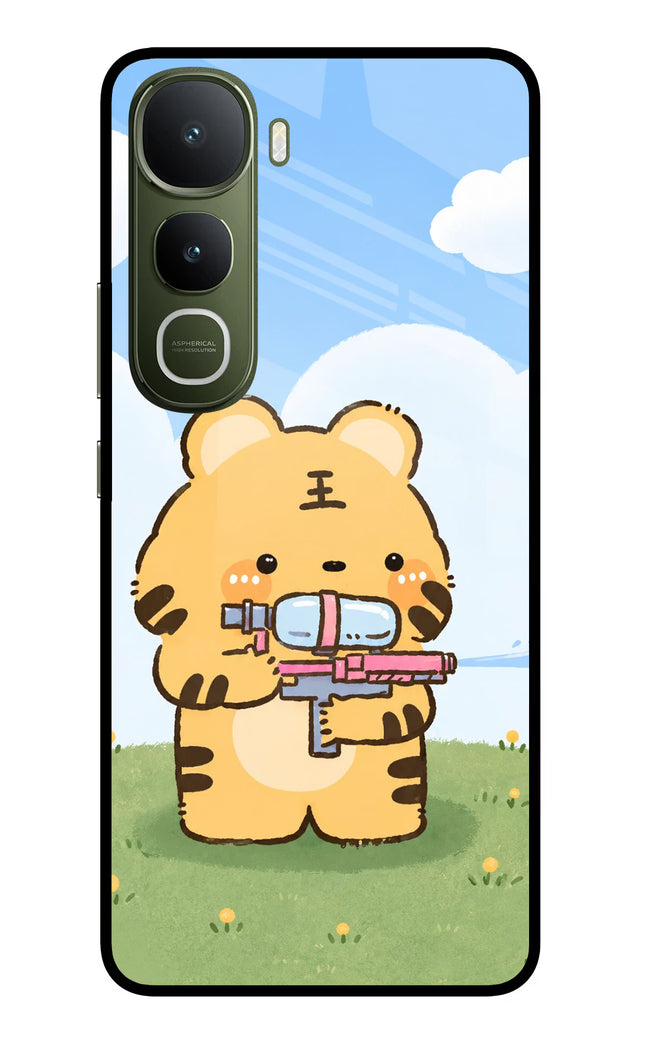 Tiger Treat Vivo Y400 5G Glass Case