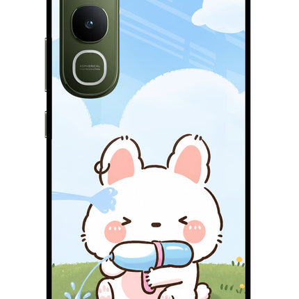 Bunny Treat Vivo Y400 5G Glass Case