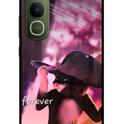 Forever Cat Vivo Y400 5G Glass Case