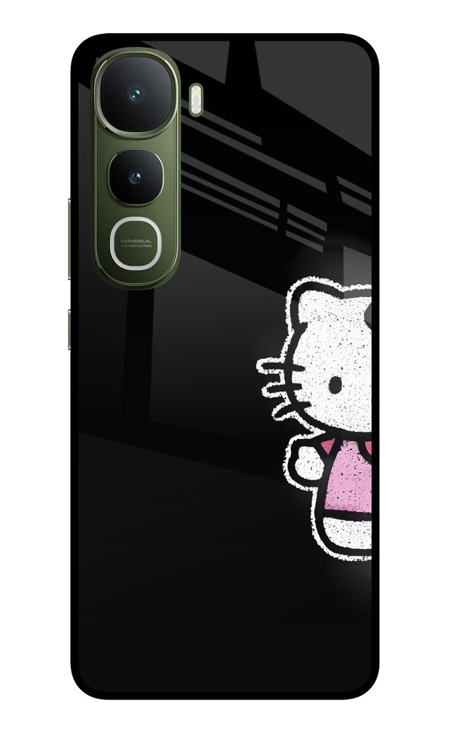 Kitty Charm Vivo Y400 5G Glass Case