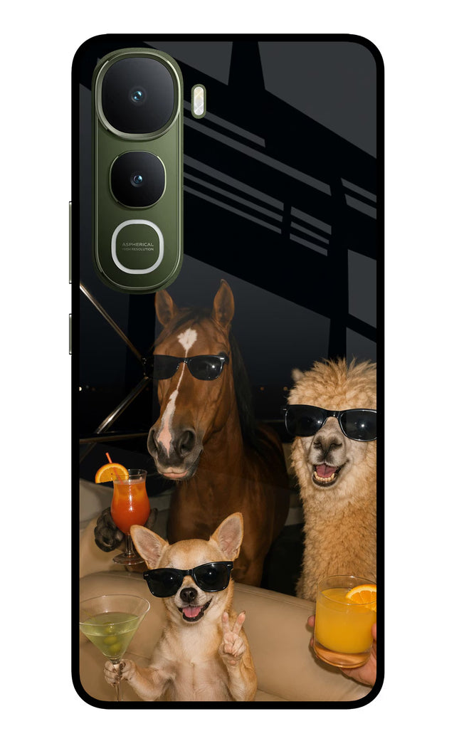 Party Squad Vivo Y400 5G Glass Case