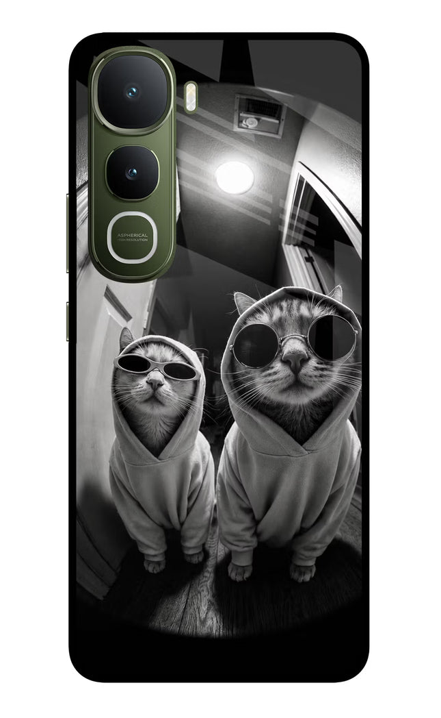 Hood Cats Vivo Y400 5G Glass Case