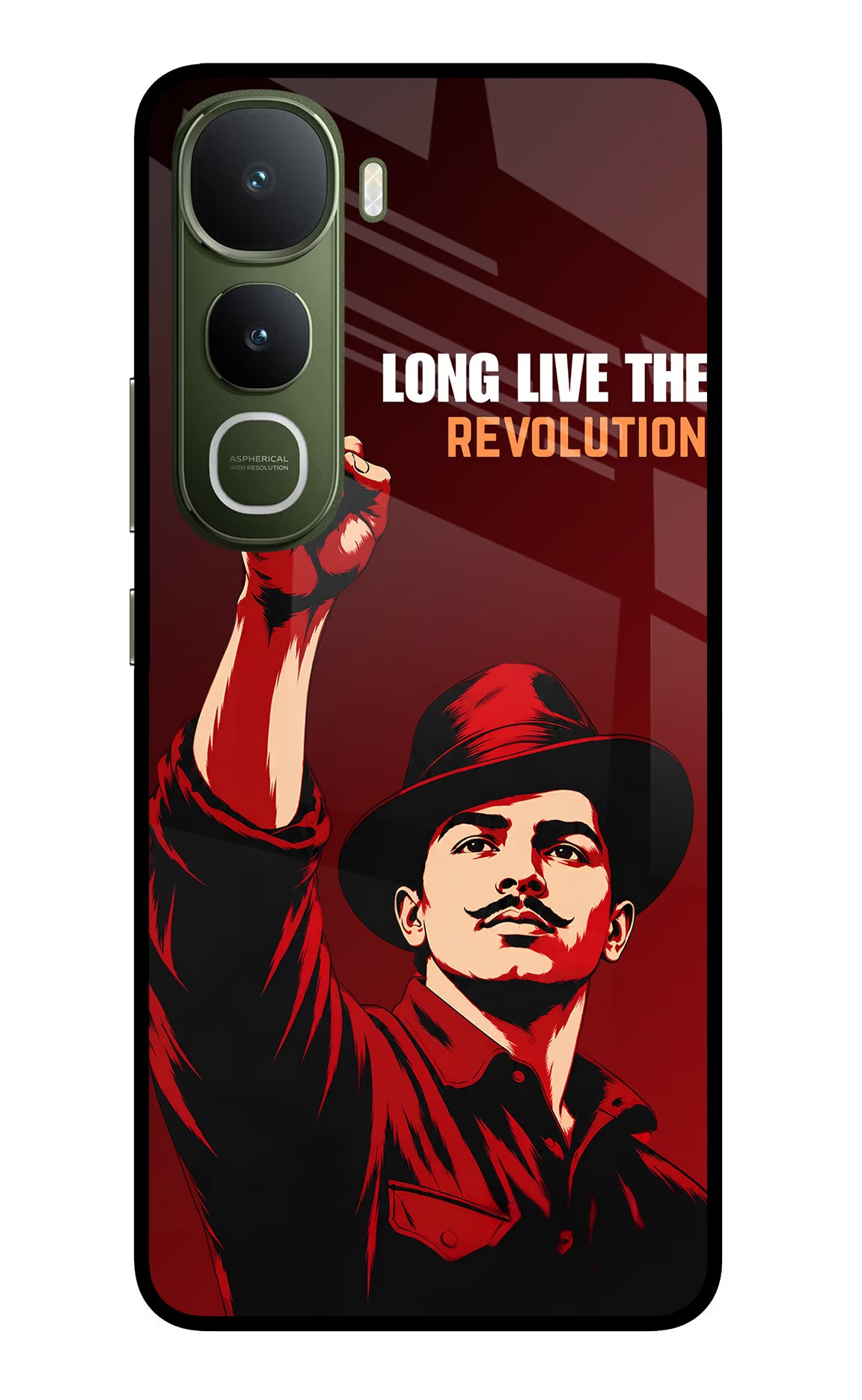 Bhagat Singh Revolution Vivo Y400 5G Glass Case