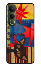 Pop Cat Vivo Y400 5G Glass Case