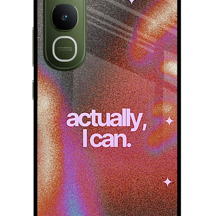 Pink Aura Vivo Y400 5G Glass Case