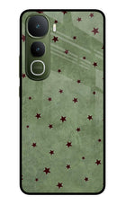 Green Stars Vivo Y400 5G Glass Case