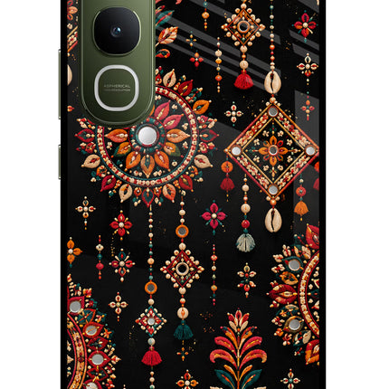 Boho Noir Vivo Y400 5G Glass Case
