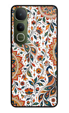 White Mayura Vivo Y400 5G Glass Case