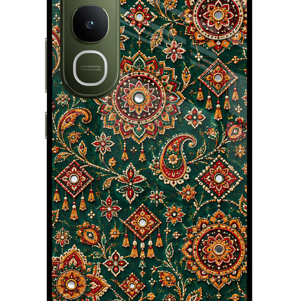 Green Pataka Vivo Y400 5G Glass Case
