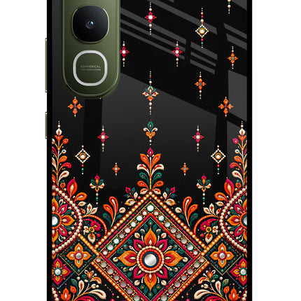 Noir Mehfil Vivo Y400 5G Glass Case