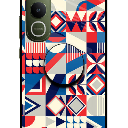 Colorful Pattern Vivo Y400 5G Pop Case by Casekaro