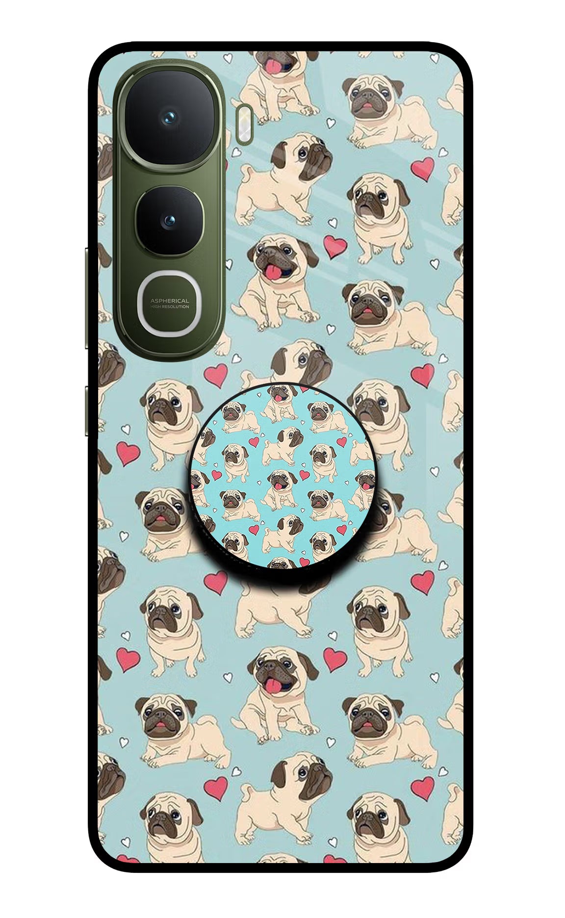 Pug Dog Vivo Y400 5G Pop Case by Casekaro