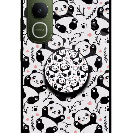Cute Panda Vivo Y400 5G Pop Case by Casekaro