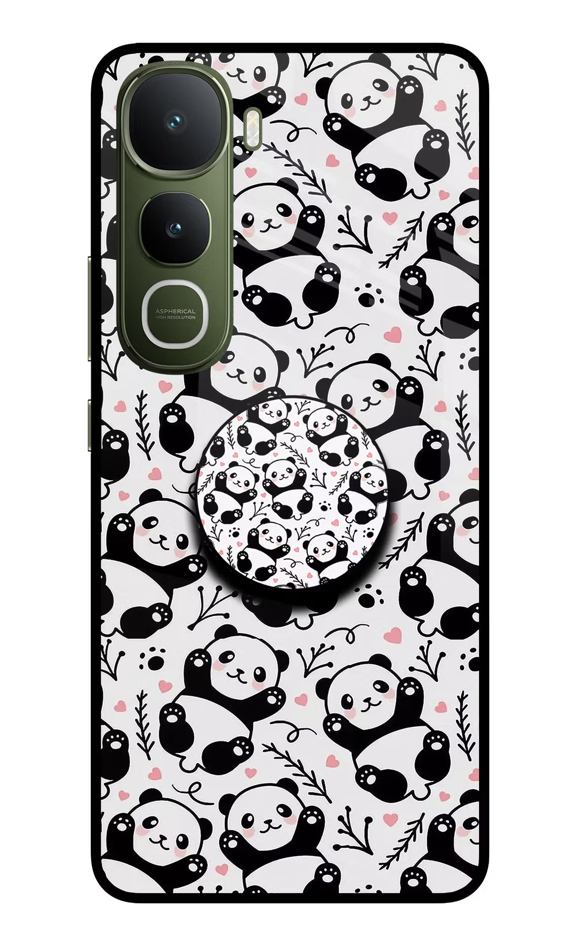 Cute Panda Vivo Y400 5G Pop Case by Casekaro