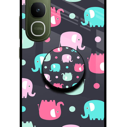 Baby Elephants Vivo Y400 5G Pop Case by Casekaro