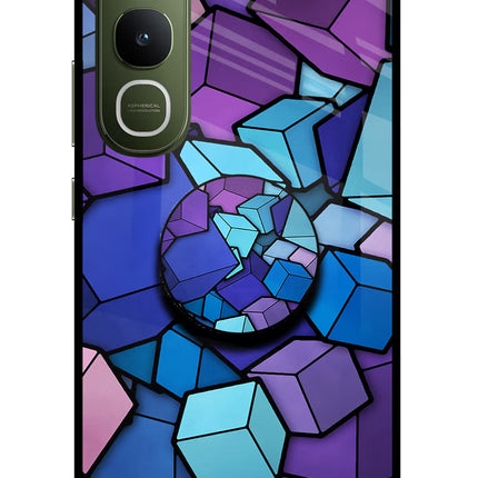 Cubic Abstract Vivo Y400 5G Pop Case by Casekaro