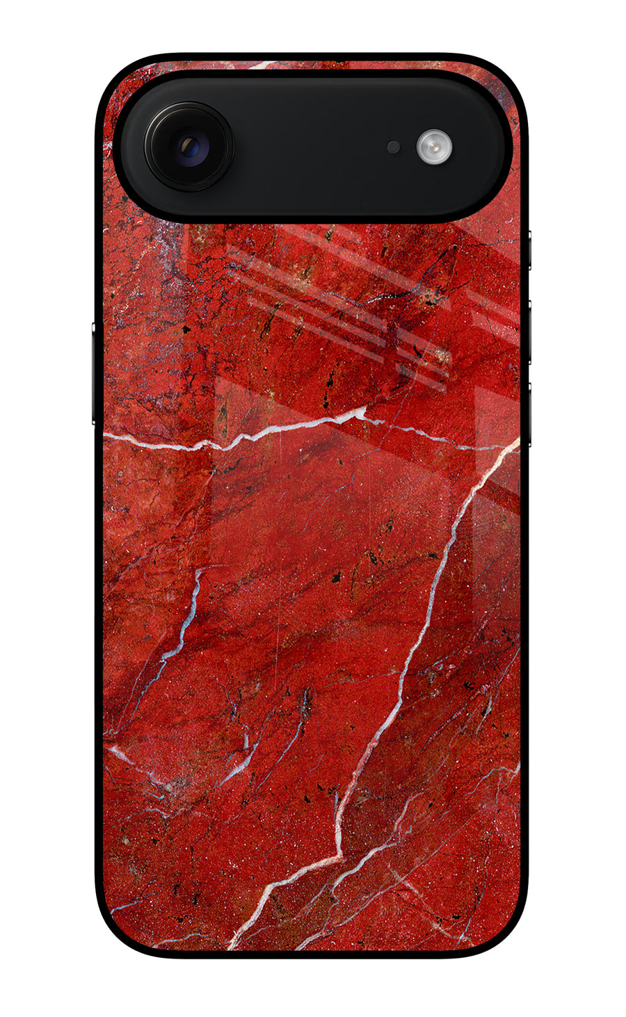 Red Marble Design iPhone Air Back Cover, Glass case