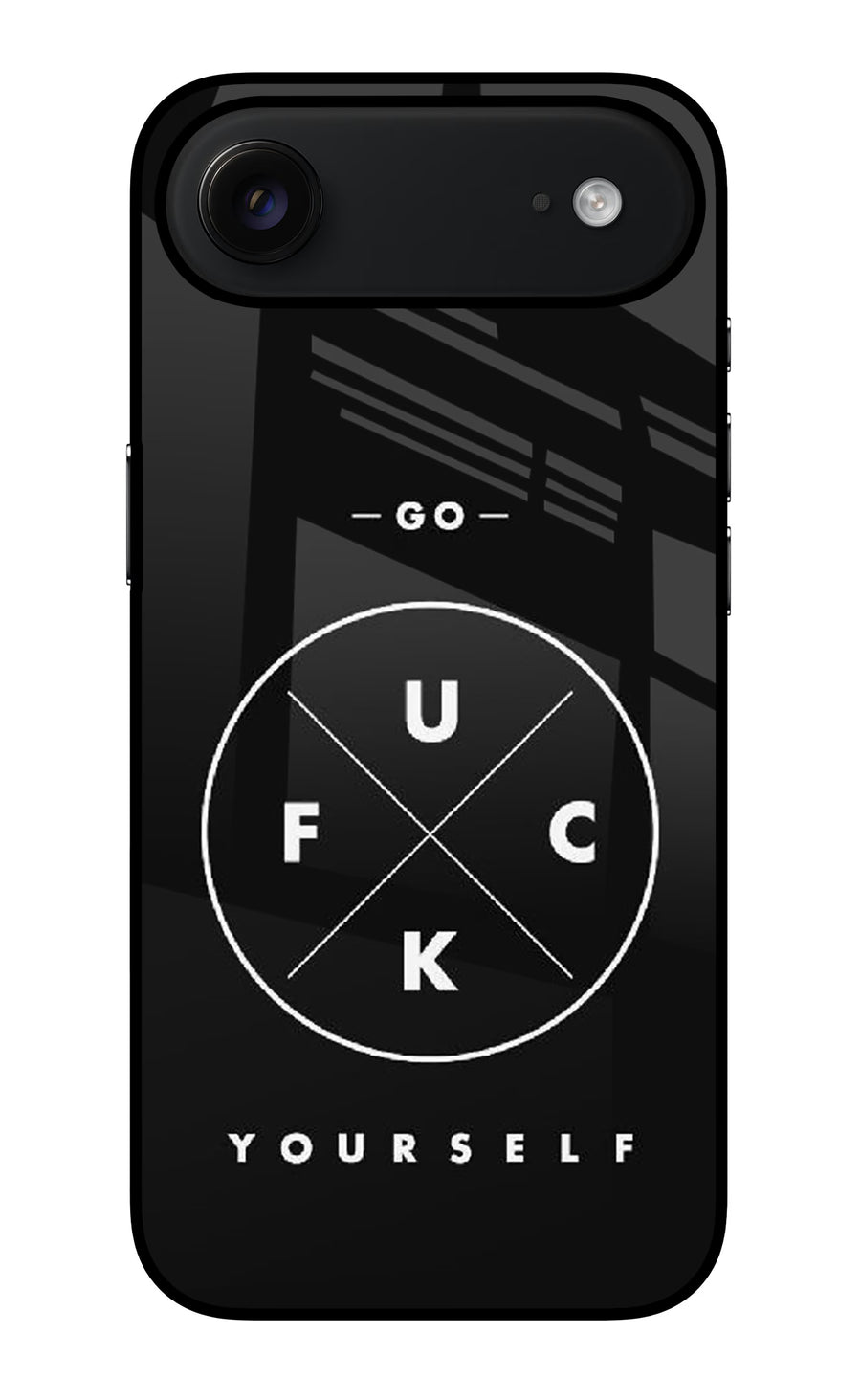 Go Fuck Yourself iPhone Air Back Cover, Glass case