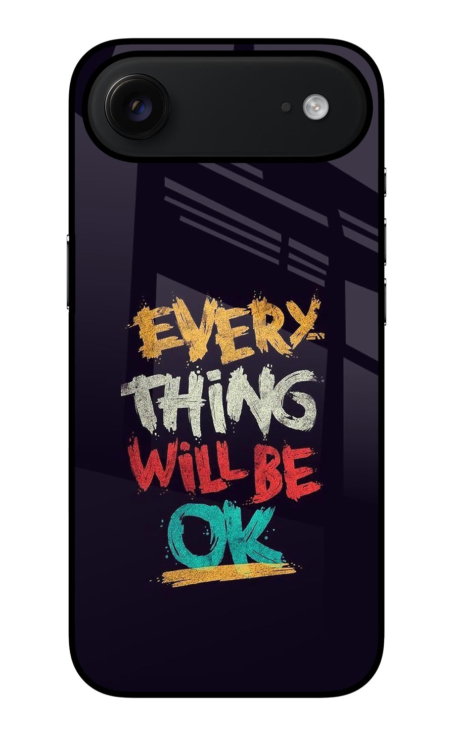 Everything Will Be Ok iPhone Air Back Cover, Glass case