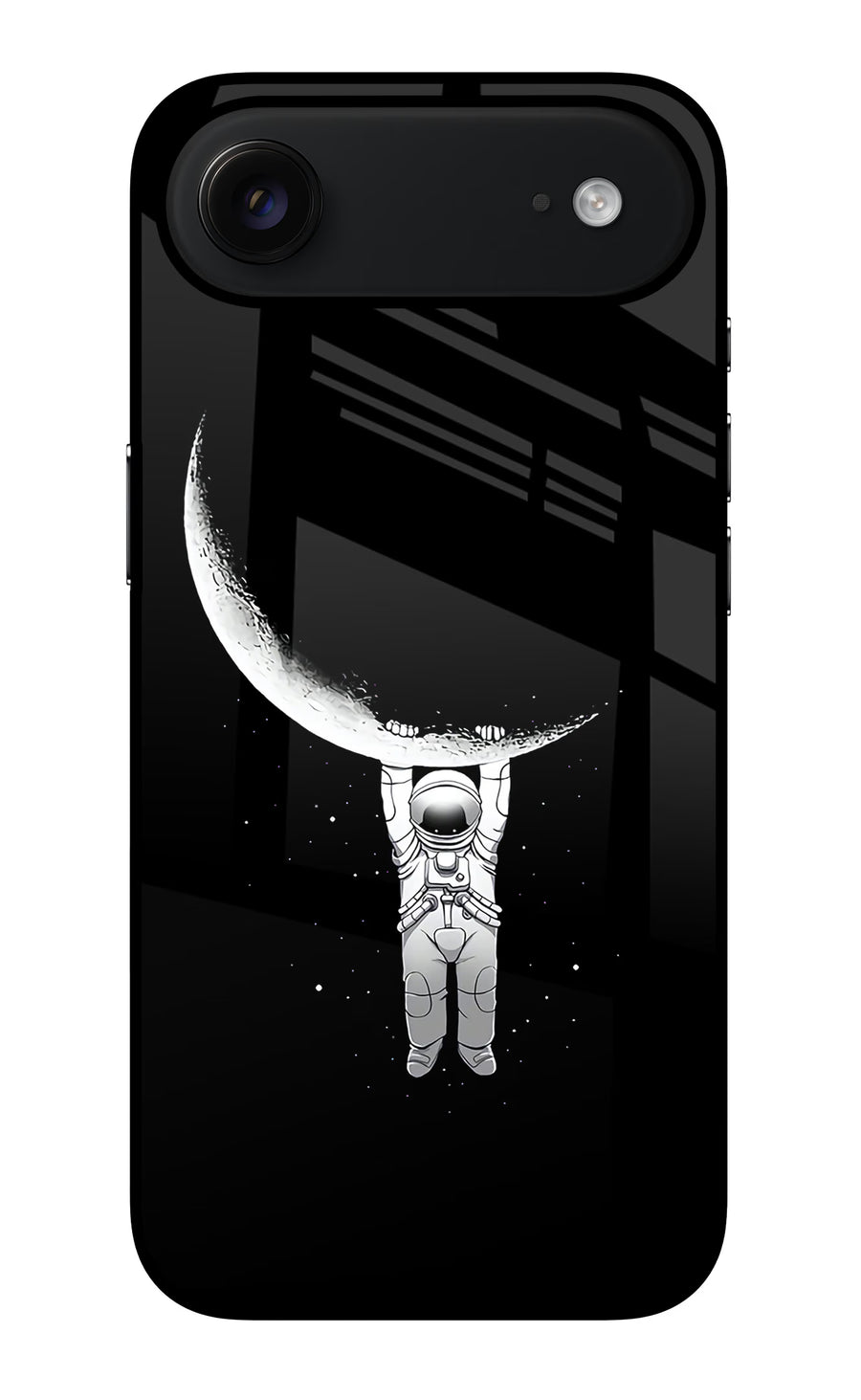 Moon Space iPhone Air Back Cover, Glass case