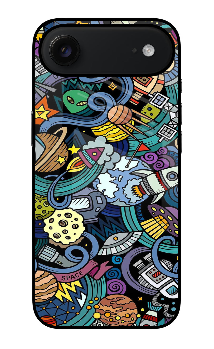 Space Abstract iPhone Air Back Cover, Glass case