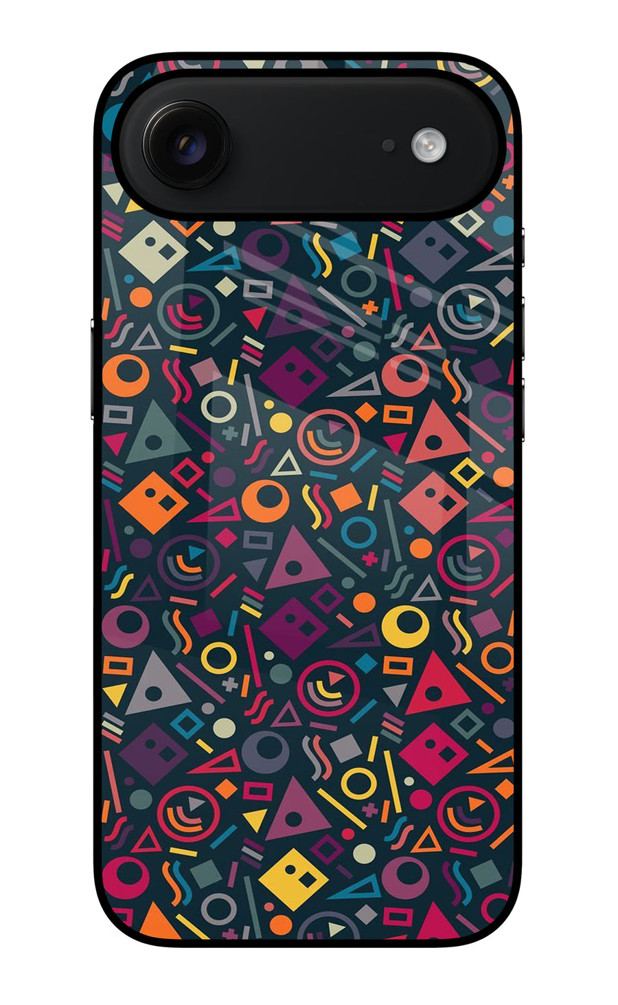 Geometric Abstract iPhone Air Back Cover, Glass case