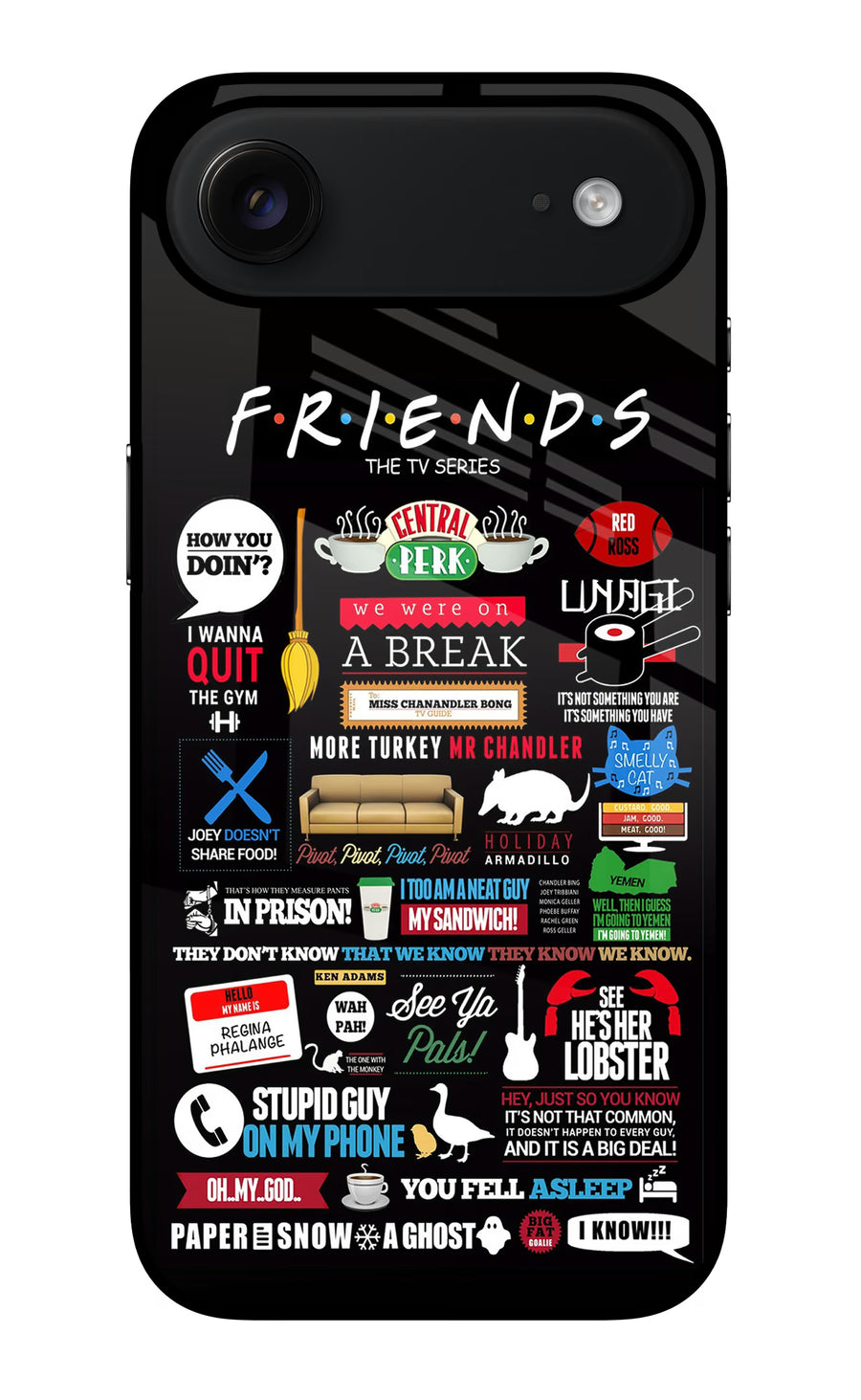FRIENDS iPhone Air Back Cover, Glass case