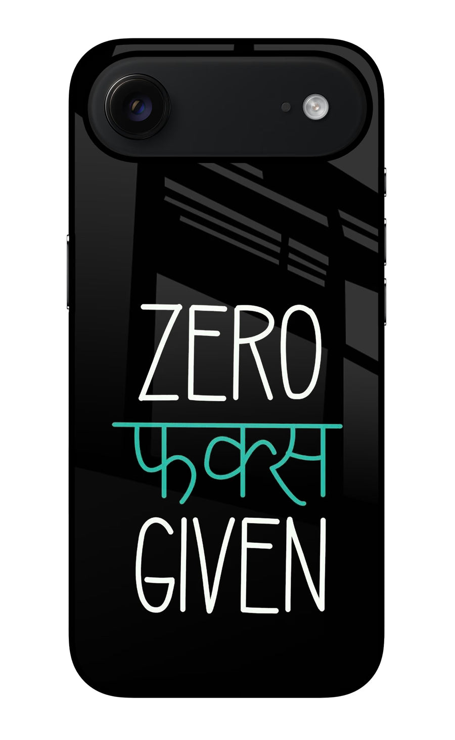 Zero Fucks Given iPhone Air Back Cover, Glass case