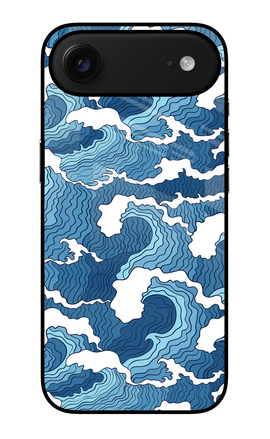 Blue Waves iPhone Air Back Cover, Glass case