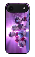 BTS Chibi iPhone Air Glass Case Back Cover by Casekaro