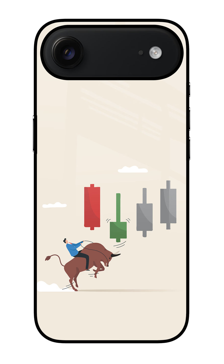 Bull Trading Momentum iPhone Air Back Cover, Glass case