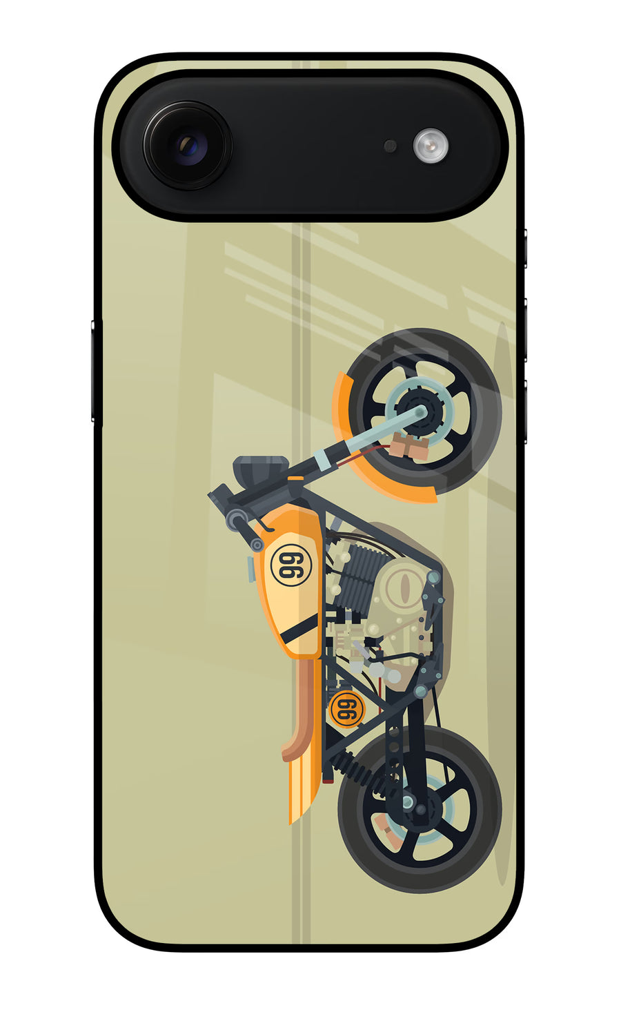 Vertical Speedster iPhone Air Back Cover, Glass case