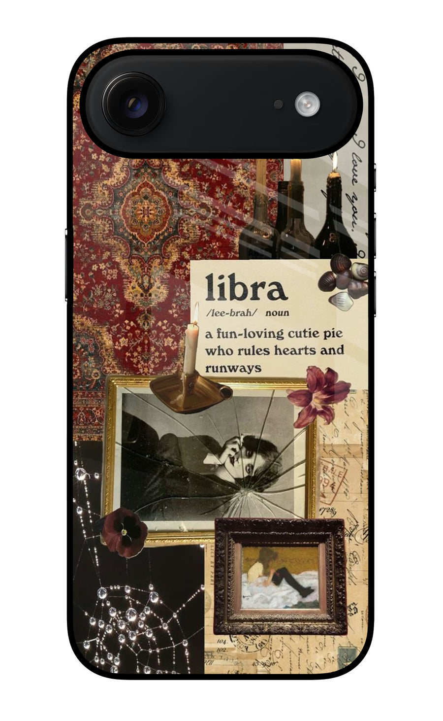Libra Zodiac iPhone Air Back Cover, Glass case
