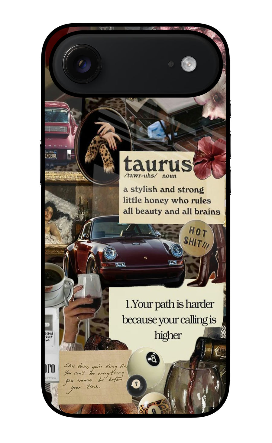 Taurus Zodiac iPhone Air Back Cover, Glass case