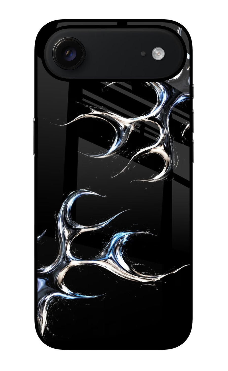 Chrome Tribal iPhone Air Back Cover, Glass case