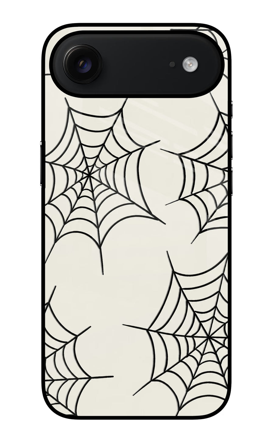 Spider Web iPhone Air Back Cover, Glass case