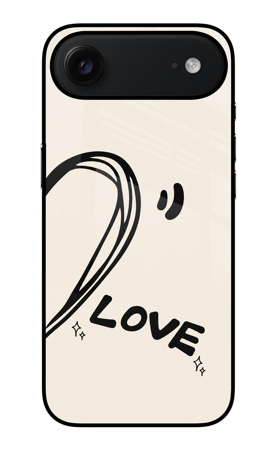 Soul Line iPhone Air Back Cover, Glass case