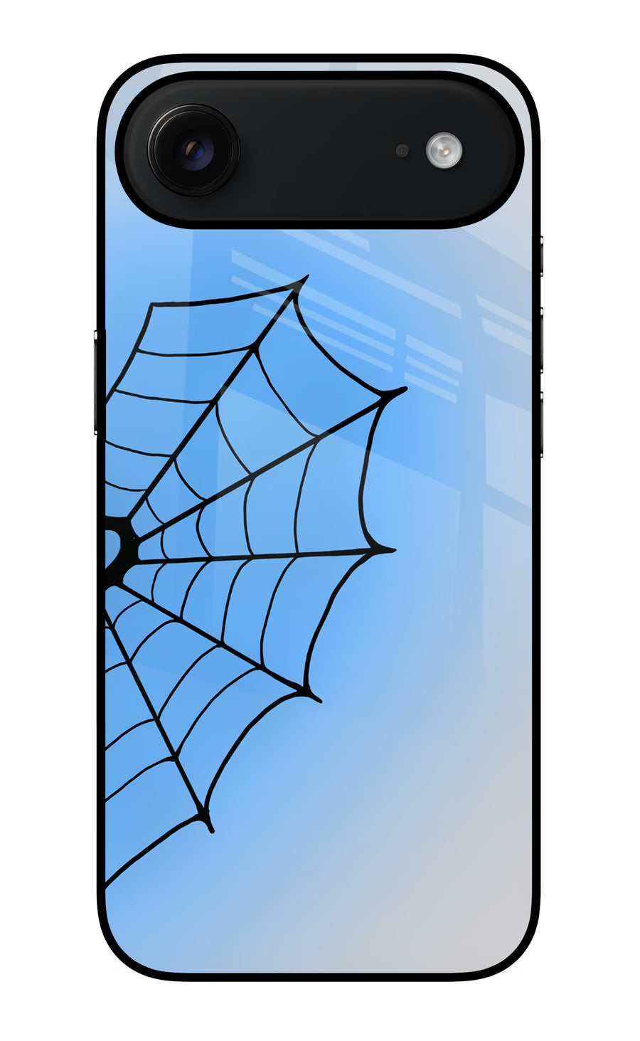 Blue Web iPhone Air Back Cover, Glass case