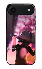 Forever Cat iPhone Air Glass Case Back Cover by Casekaro