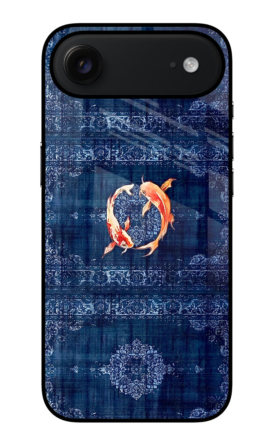Koi Blue iPhone Air Back Cover, Glass case