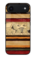 Vinyl Stripes iPhone Air Glass Case Back Cover by Casekaro