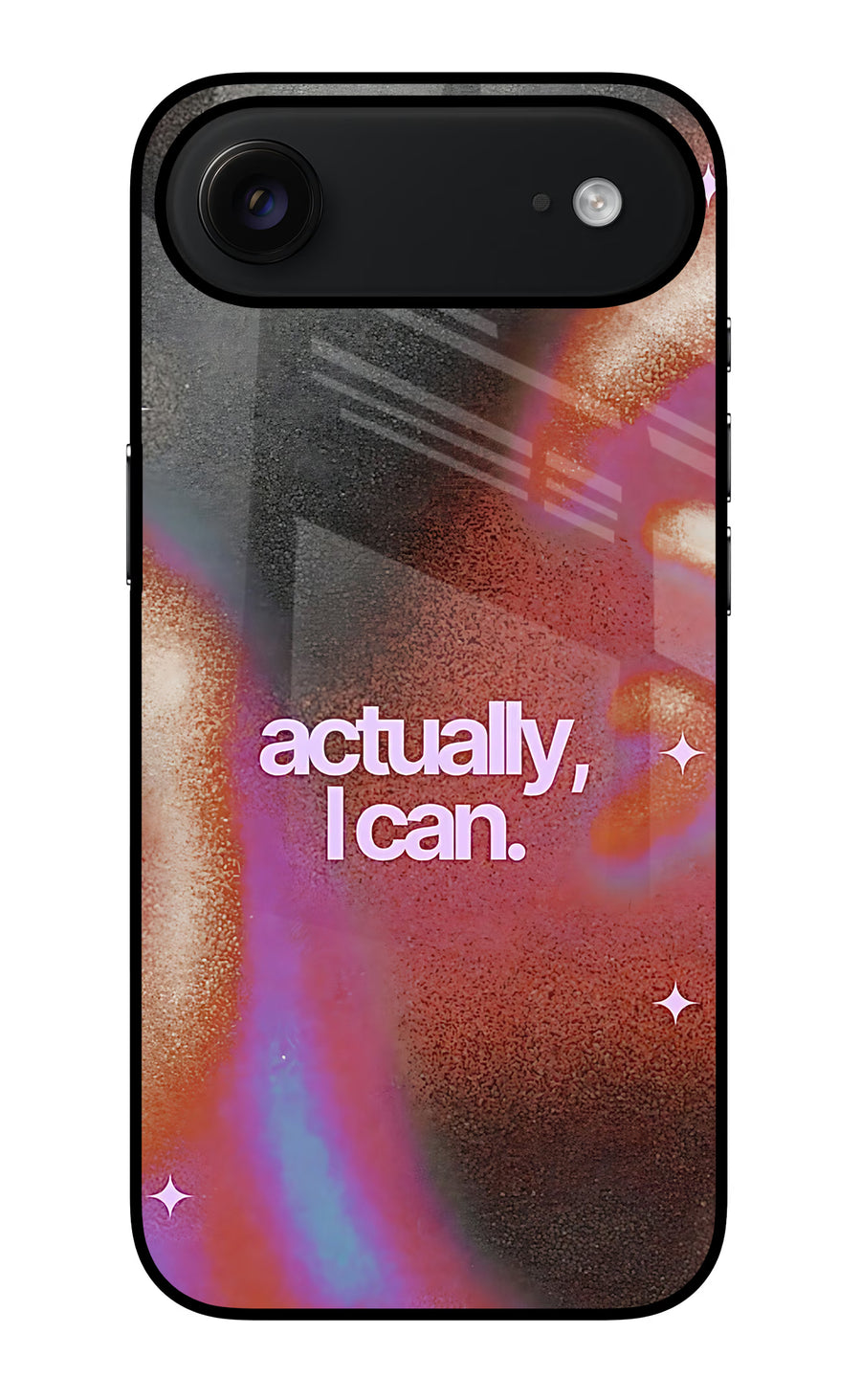 Pink Aura iPhone Air Back Cover, Glass case