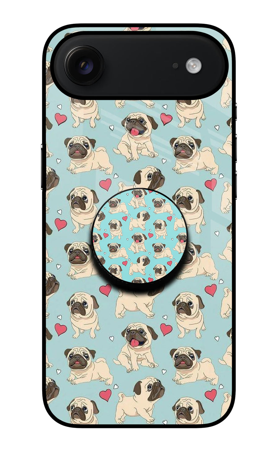 Pug Dog iPhone Air Pop Case, Glass case